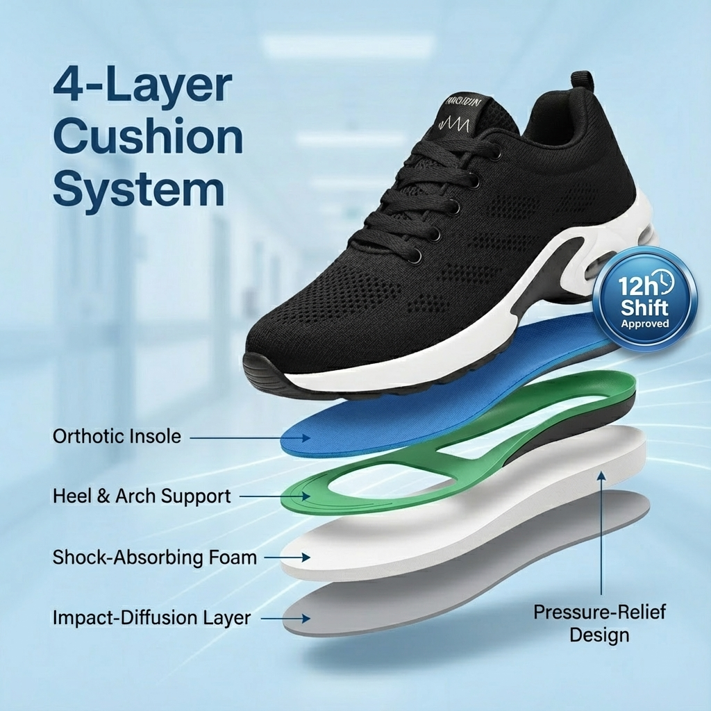 Built for 12-Hour Shifts on Hard Floors