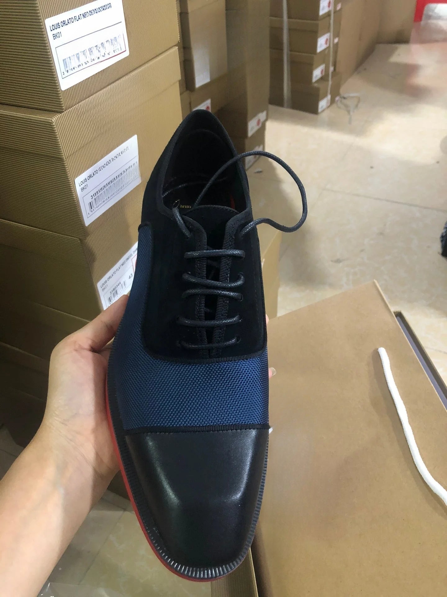Leather shoes
