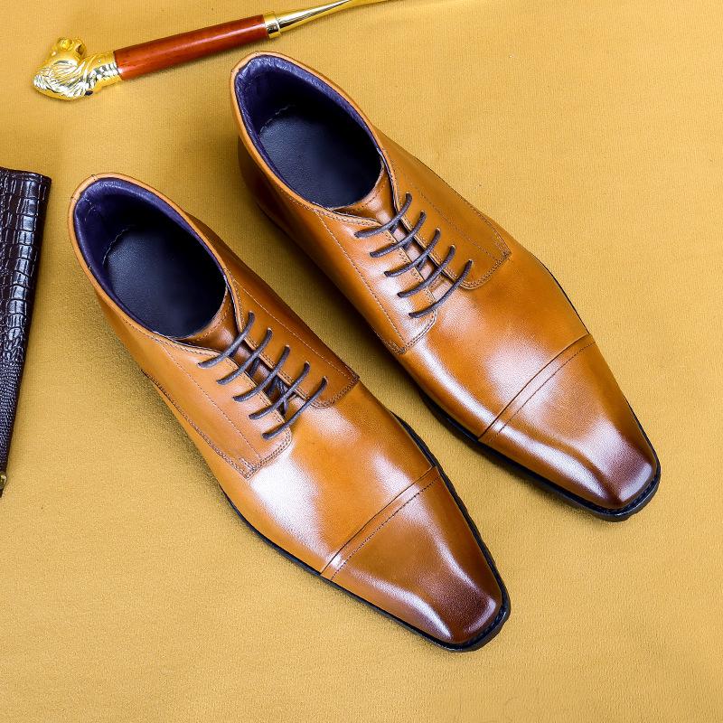 Handmade leather boots