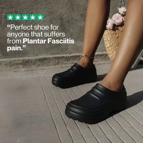 12-Hour Shift Clogs – Built-In Arch Support for Plantar Fasciitis, Wide Toe Box, Non-Slip