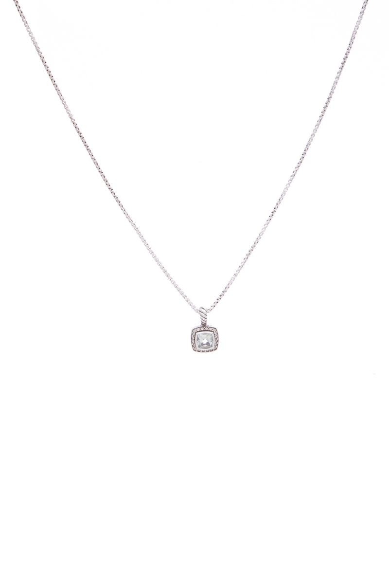 Petite Albion Prasiolite Necklace
