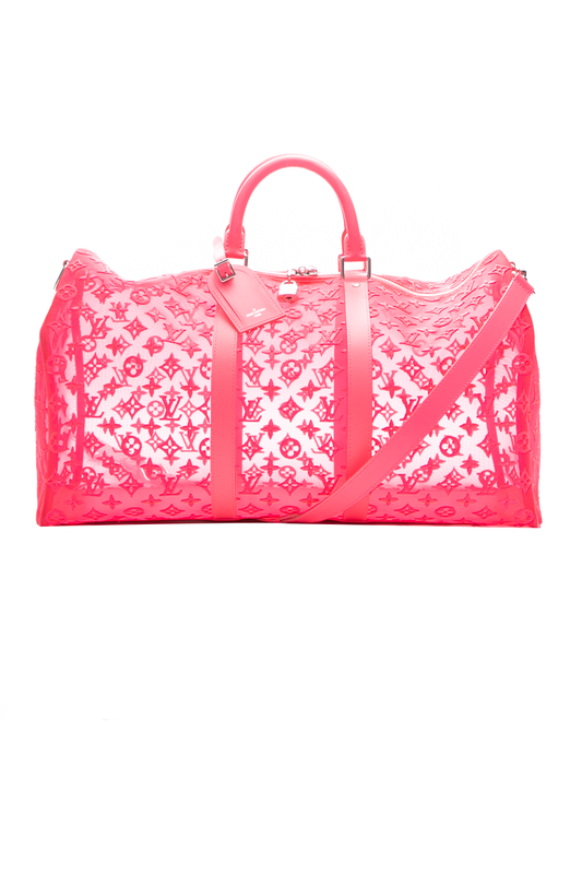 Fluo See Through Keepall 50 Bandouliere