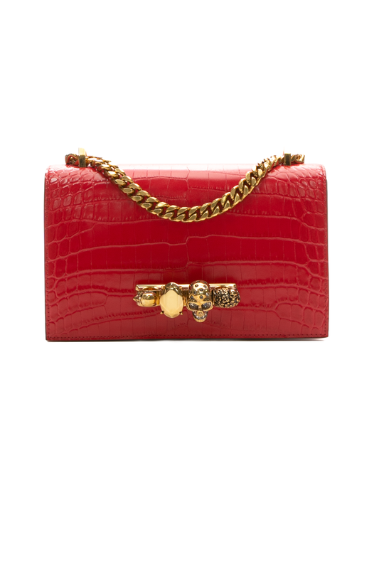 Jeweled Satchel Bag