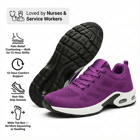 12-Hour Shift Shoes for Heel & Plantar Fasciitis Relief (Unisex)